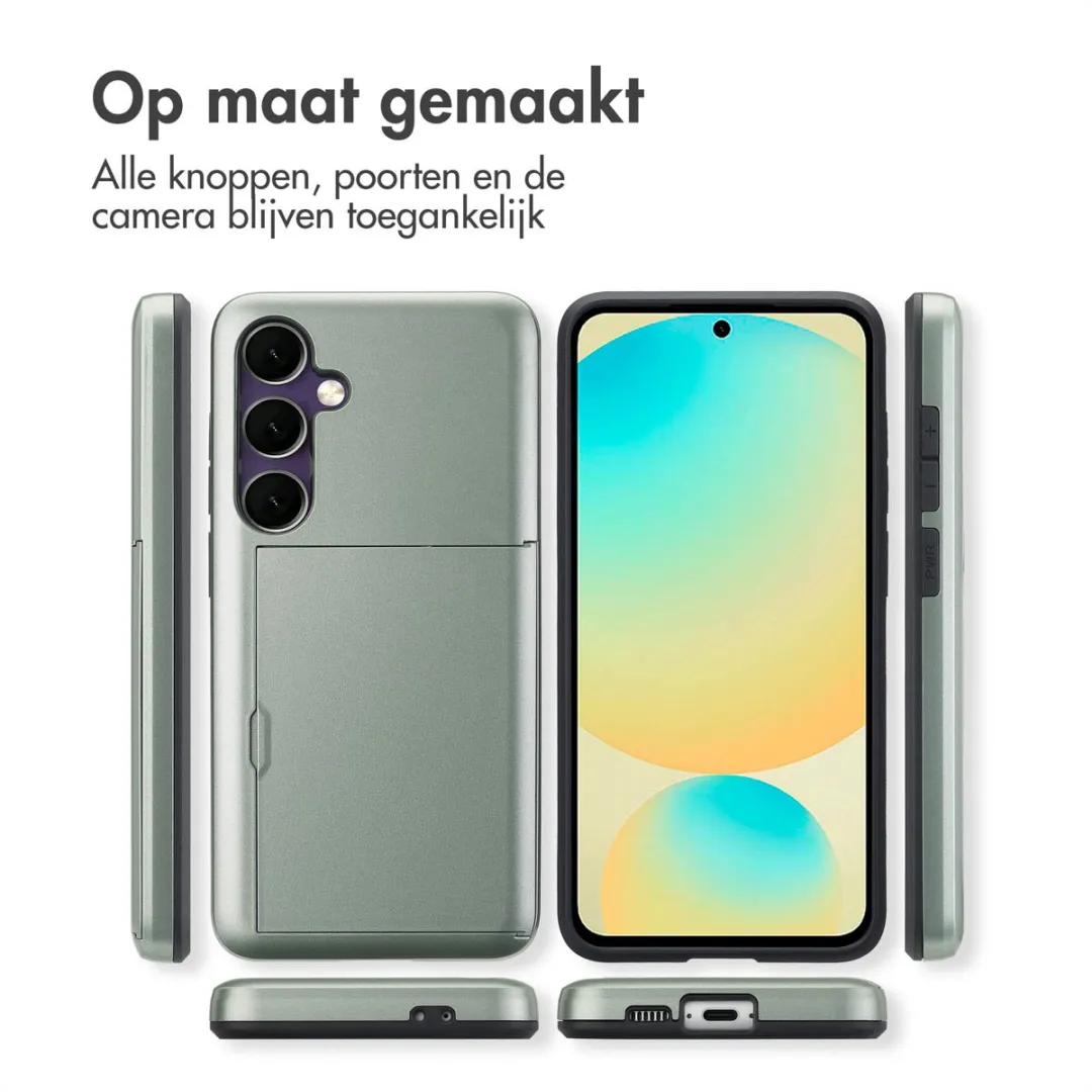Imoshion Hoesje Samsung Galaxy S24 FE - Donkergroen - 2 Pasjes - afbeelding 6 van 6