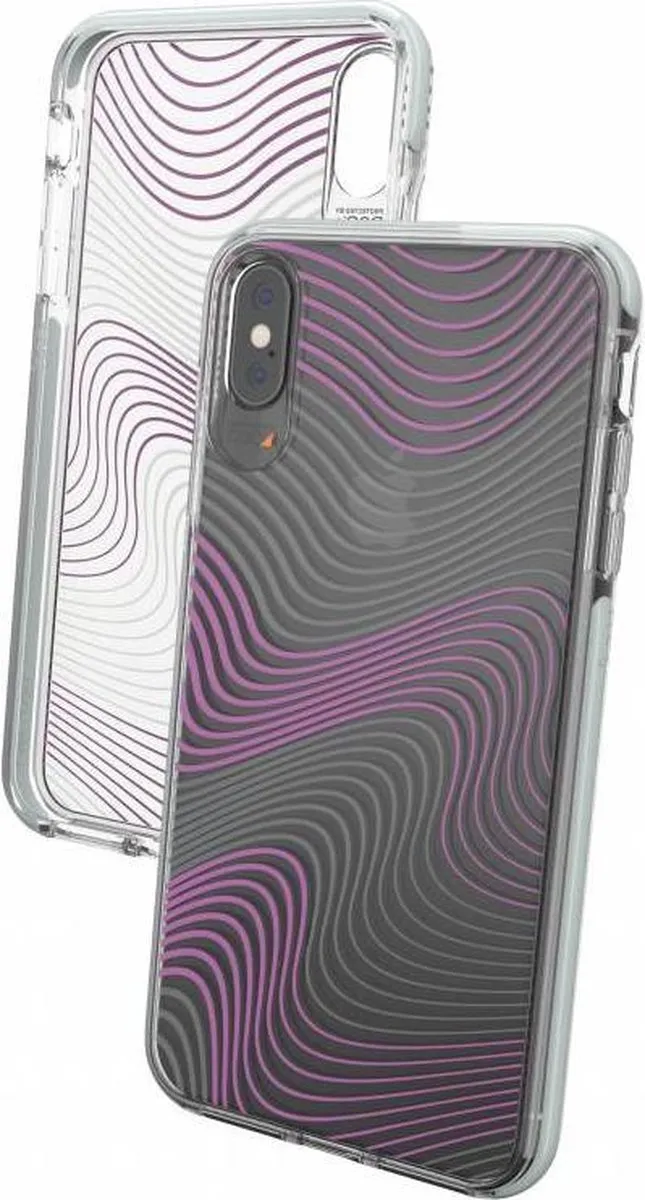 Gear4 Victoria iPhone XS Max Hoesje - Transparant Meerkleurig - afbeelding 6 van 6