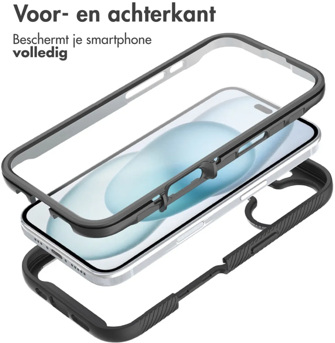 Imoshion Hoesje iPhone 16 - 360° Bescherming - Zwart