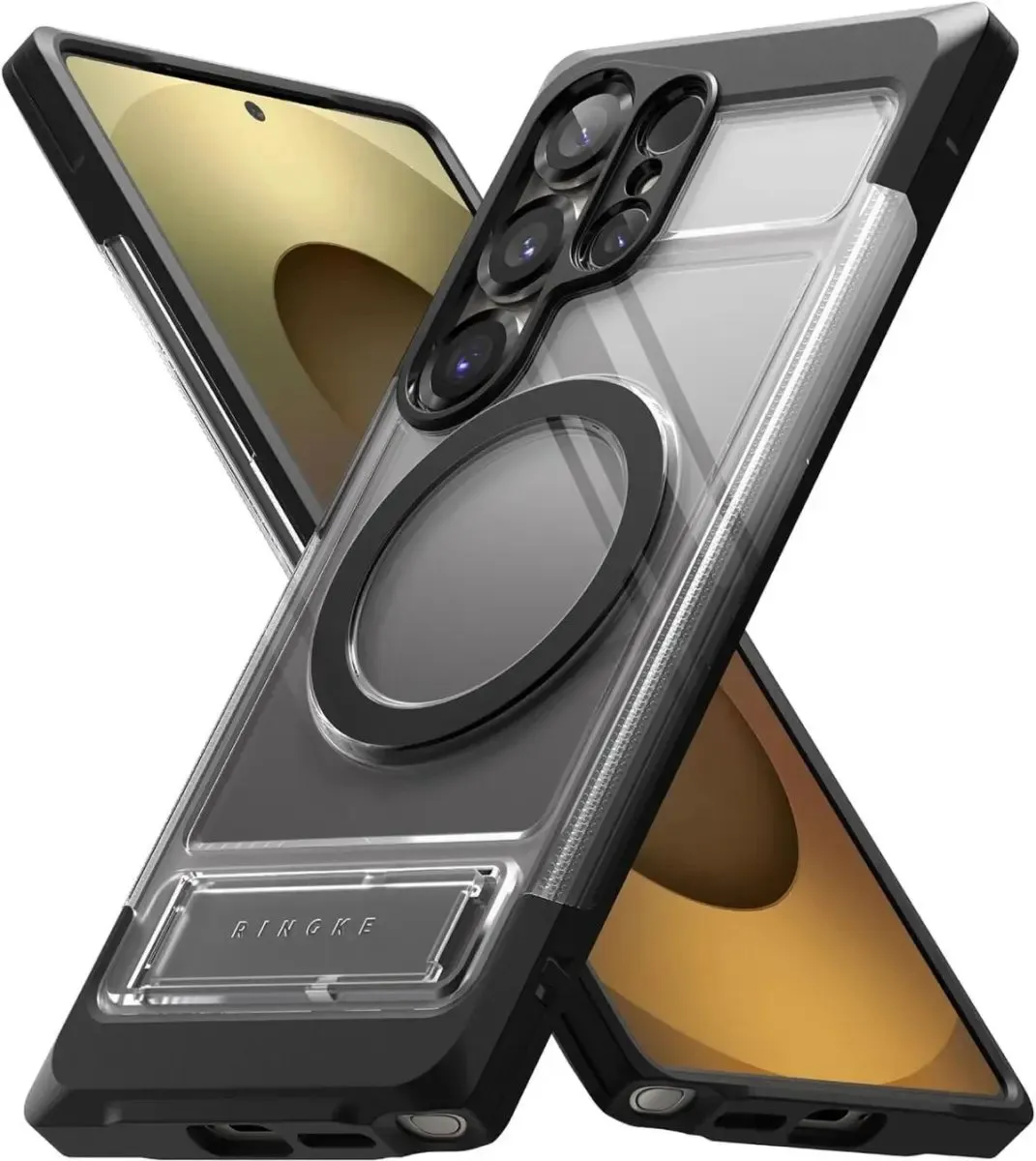 Ringke UX Magnetic Hoesje Samsung Galaxy S25 Ultra - Smoke Black