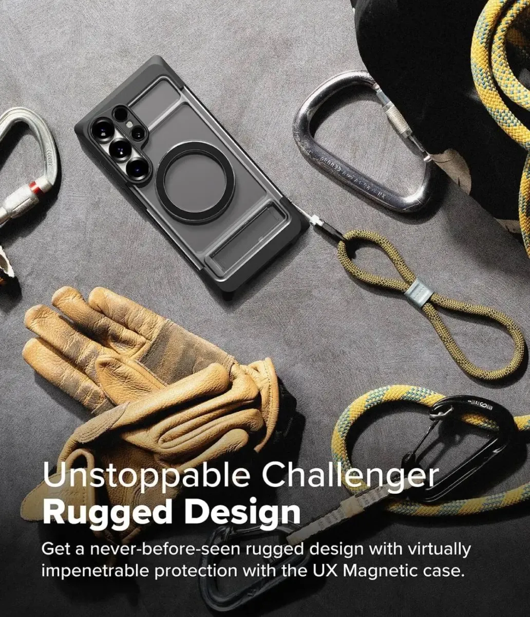 Ringke UX Magnetic Hoesje Samsung Galaxy S25 Ultra - Smoke Black