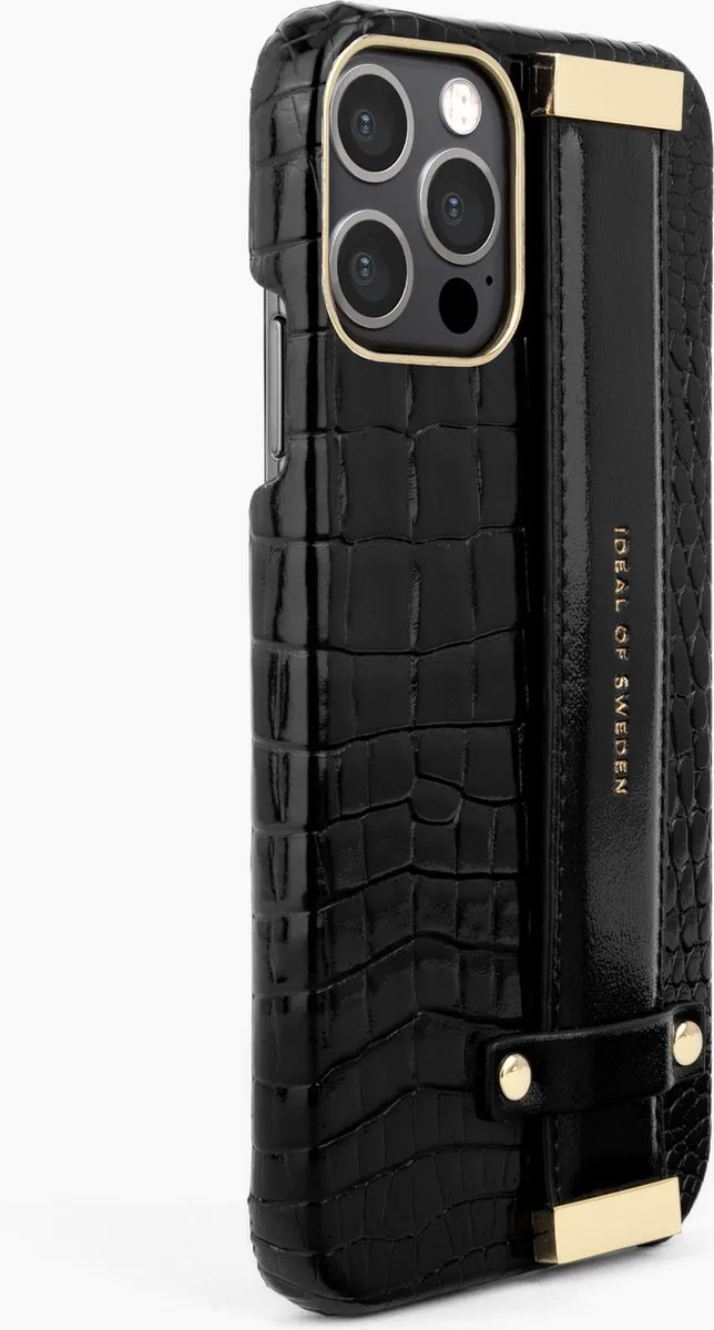 iDeal of Sweden iPhone 12 Pro Max Statement Case - Neo Noir Croco - IDSCAW20-2067-223