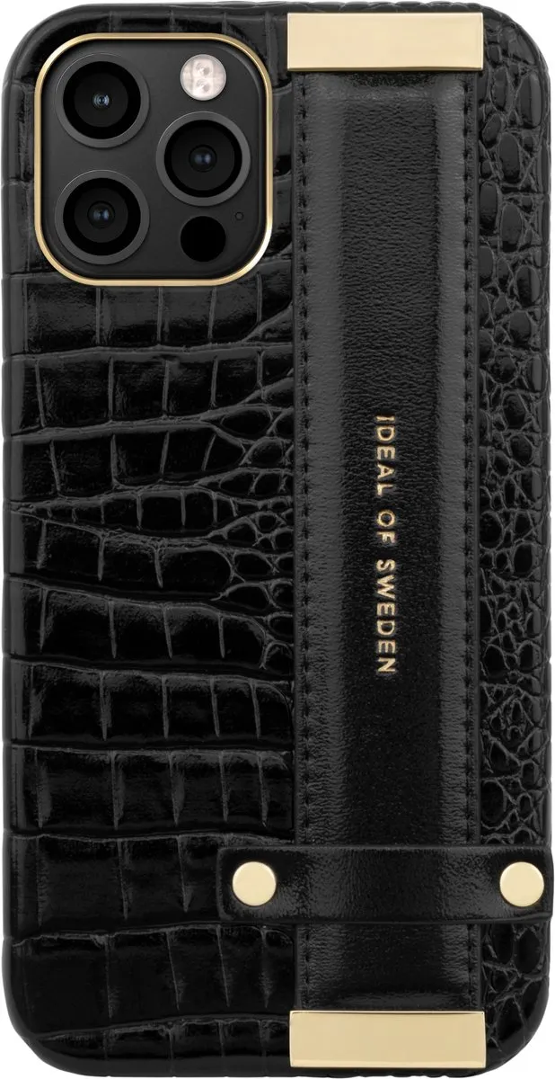 iDeal of Sweden iPhone 12 Pro Max Statement Case - Neo Noir Croco - IDSCAW20-2067-223