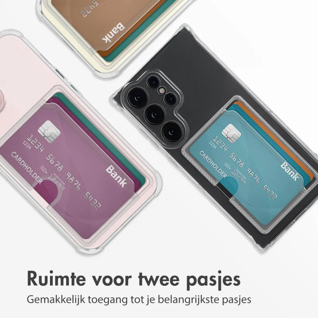 Imoshion Hoesje Samsung Galaxy S24 Ultra - Pasjeshouder - Transparant