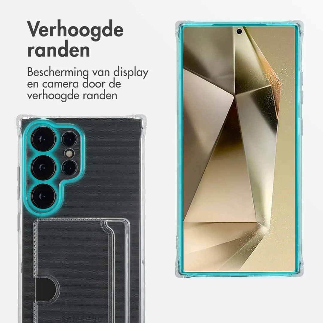 Imoshion Hoesje Samsung Galaxy S24 Ultra - Pasjeshouder - Transparant