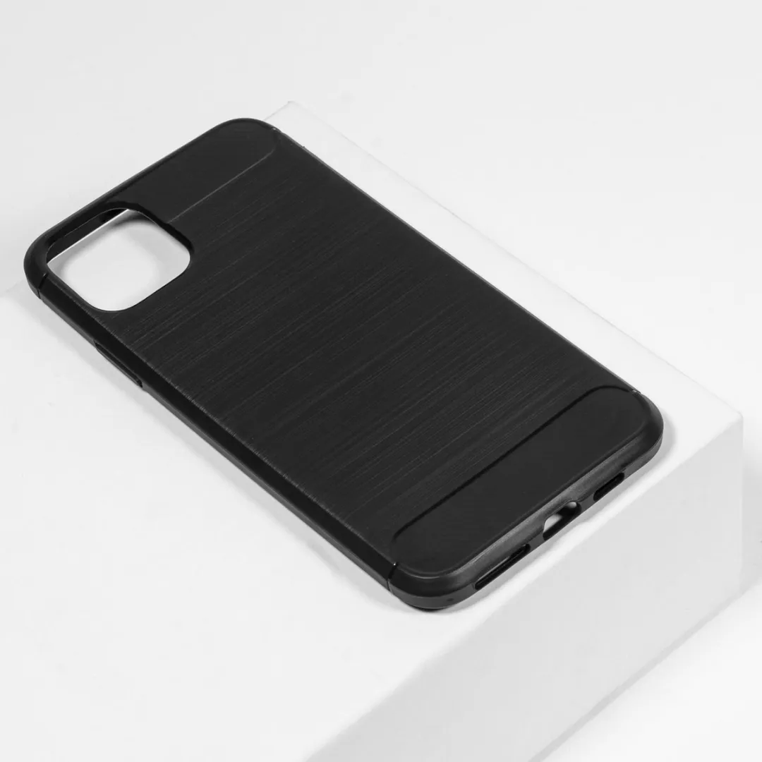 BMAX Carbon Soft Case iPhone 11 Pro Max - Rood