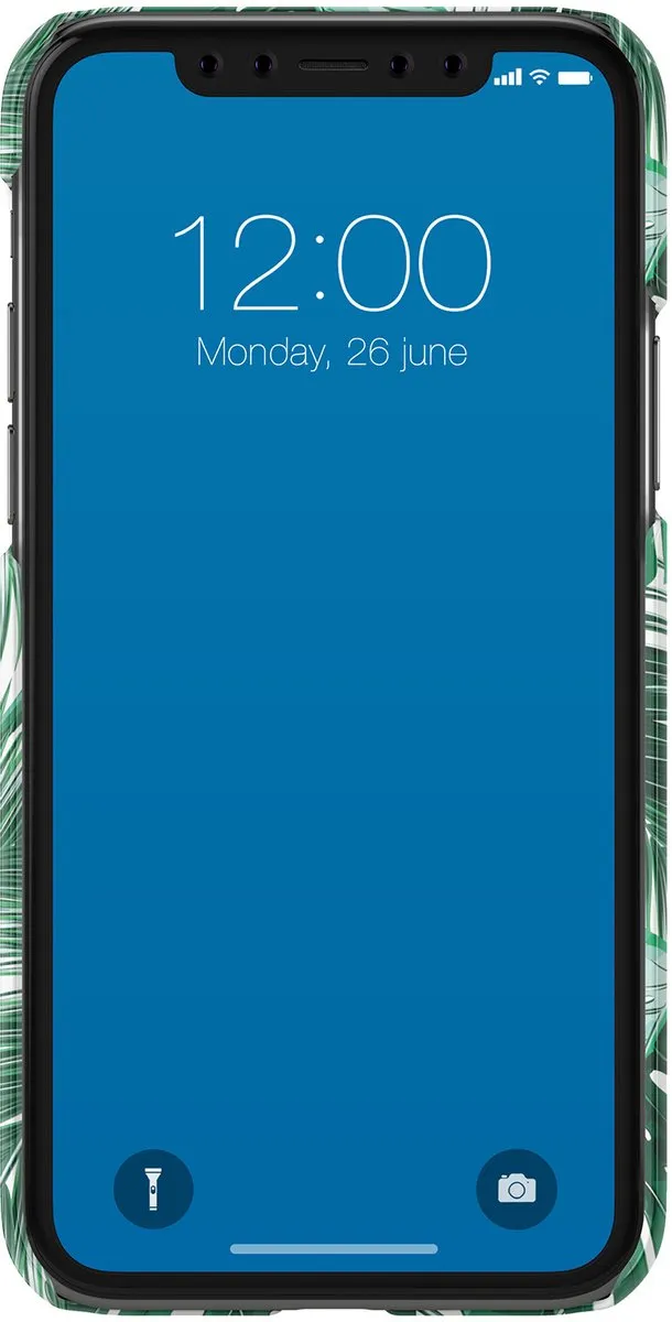 iDeal of Sweden iPhone 11 Pro Hoesje Monstera Jungle - Wit/ Groen
