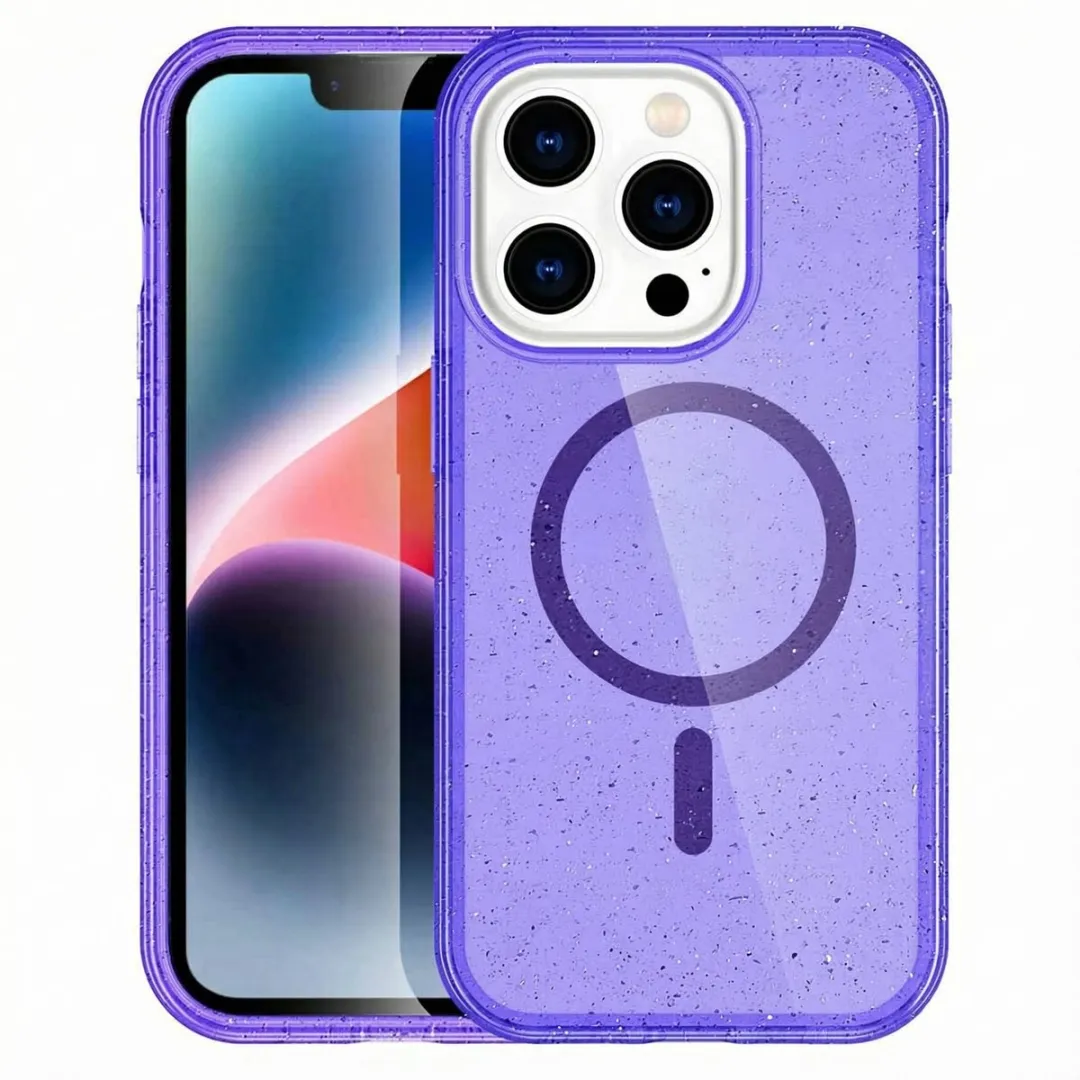 Imoshion Hoesje iPhone 13 Pro Sparkle Glitter Paars