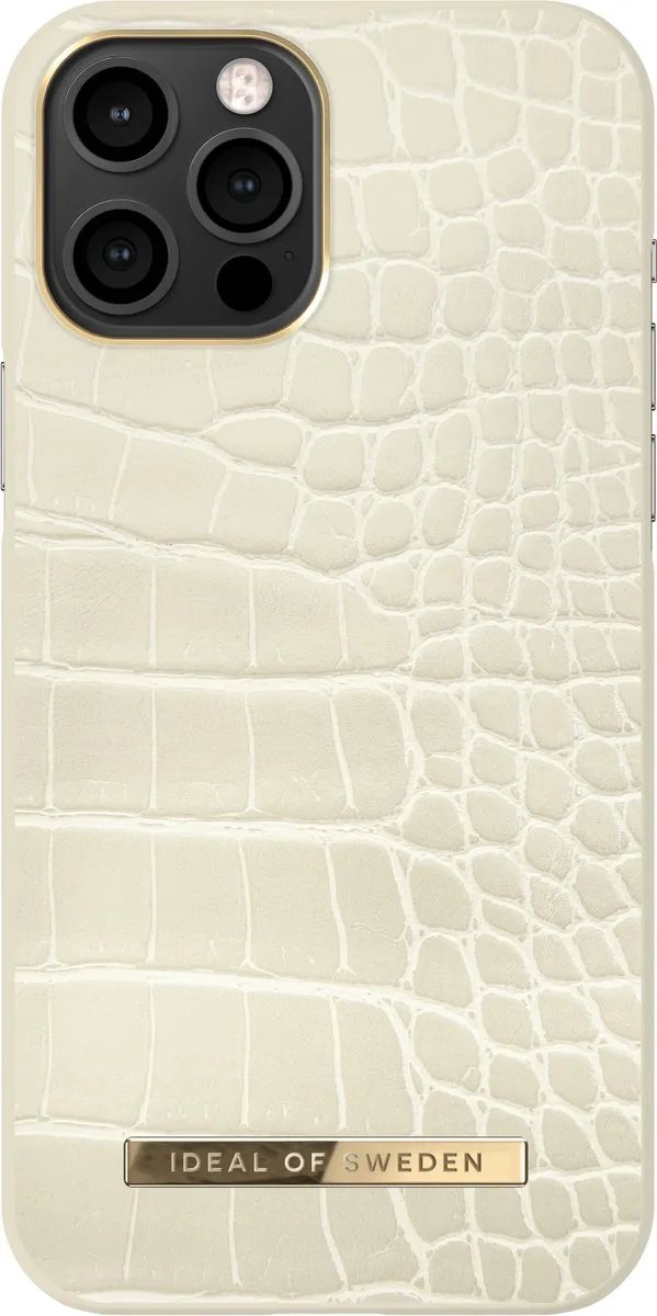 iDeal of Sweden Atelier Case iPhone 12 Pro Max Cream Beige Croco - IDACSS22-I2067-395 - afbeelding 3 van 5