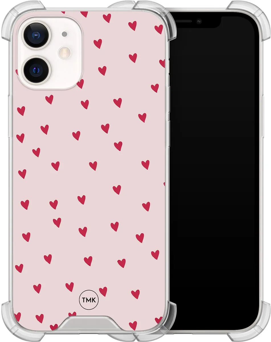 Casevibes iPhone 12 Mini Shockproof Hoesje - Roze - A/i12m/S/006