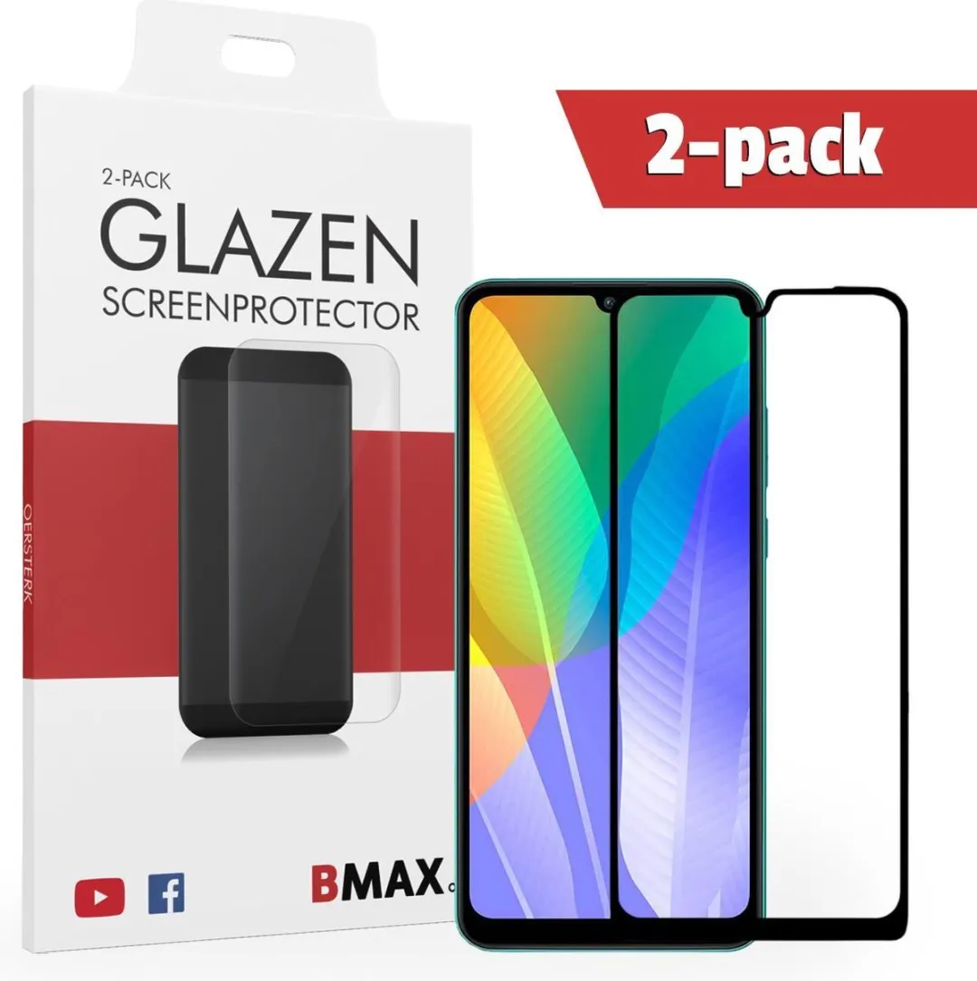 BMAX Huawei Y6P Screenprotector 2-pack