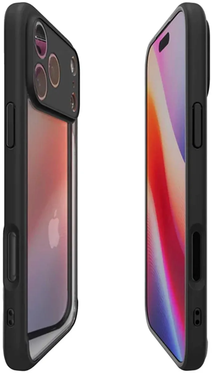 Spigen Ultra Hybrid Hoesje iPhone 17 Pro - Mat Zwart - 8800283314755