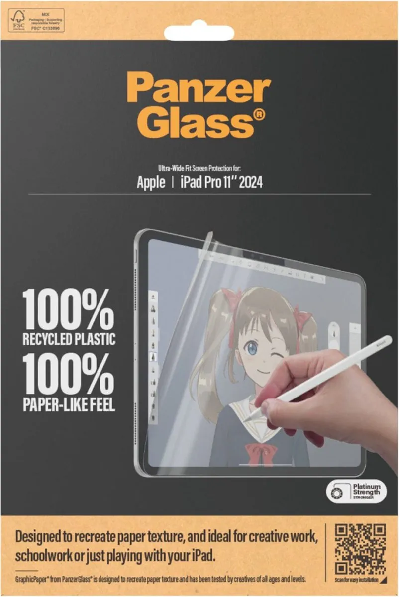 PanzerGlass GraphicPaper Ultra-Wide 2832 iPad Pro 11 Screenprotector