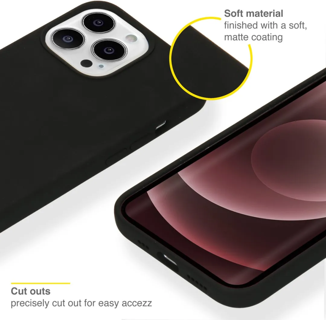 Accezz Hoesje iPhone 13 Pro Max - Zwart