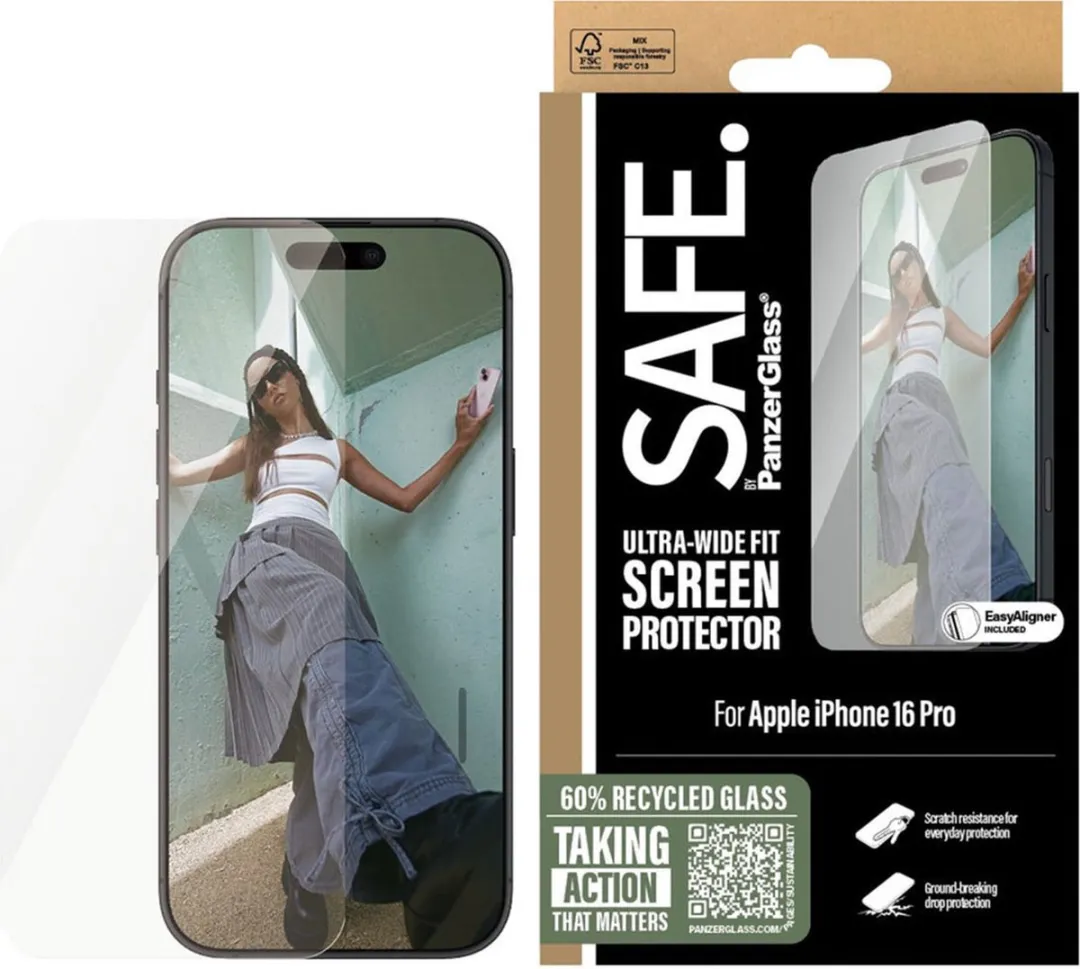 PanzerGlass SAFE95876 Screenprotector iPhone 16 Pro - Case Friendly