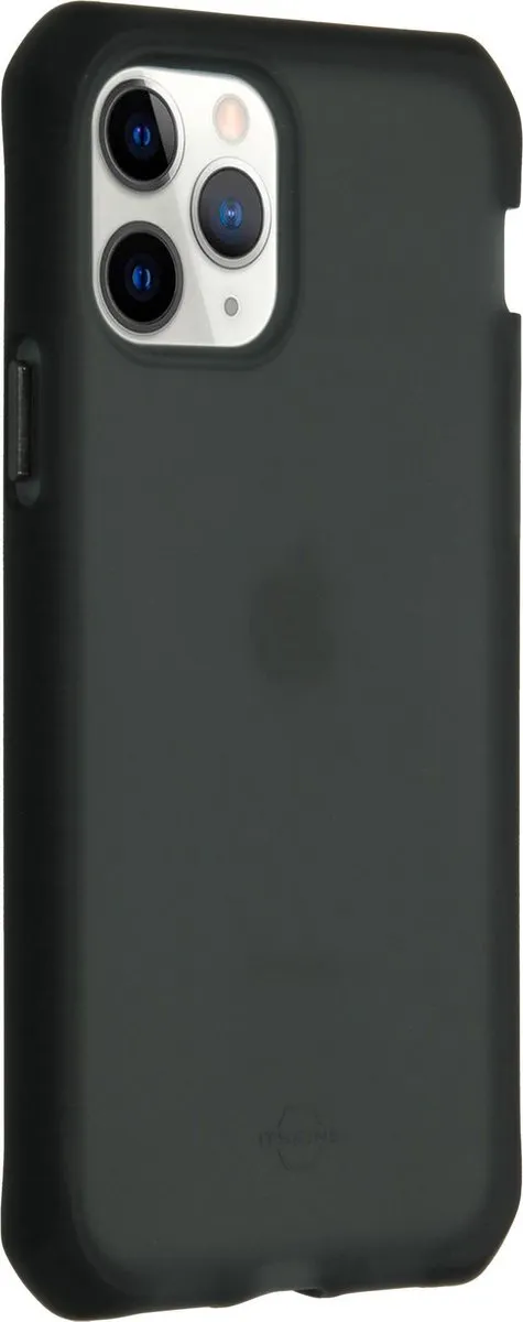 Itskins Supreme Frost Cover iPhone 11 Pro IT-SPFRL3-IP11P-BLK - Grijs/Zwart
