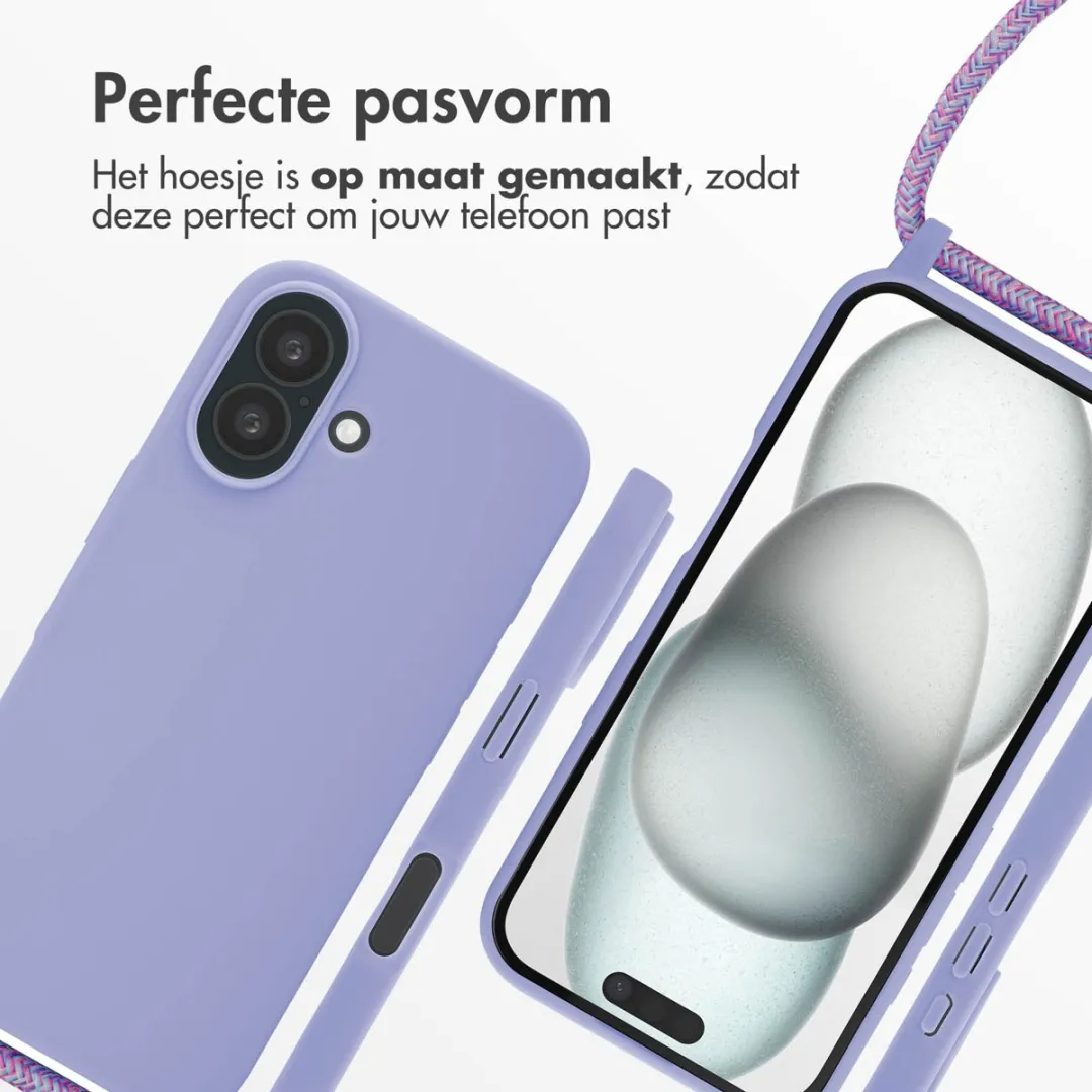 Imoshion Hoesje iPhone 16 - Siliconen Paars