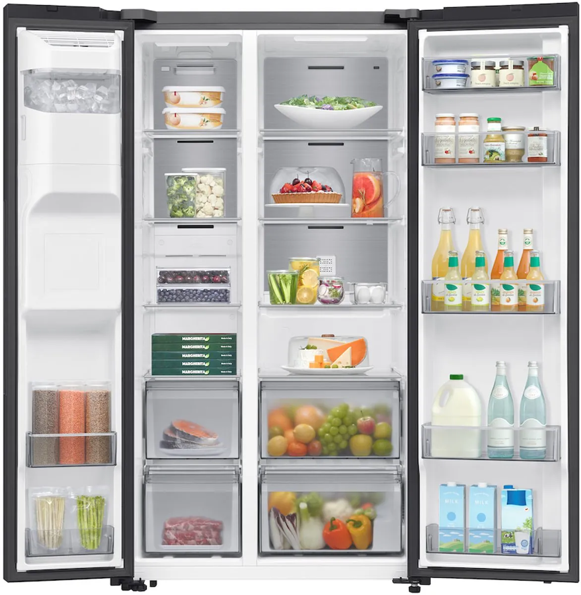 Samsung RS70F64KEBEO Side by Side Koelkast - 635L - Zwart