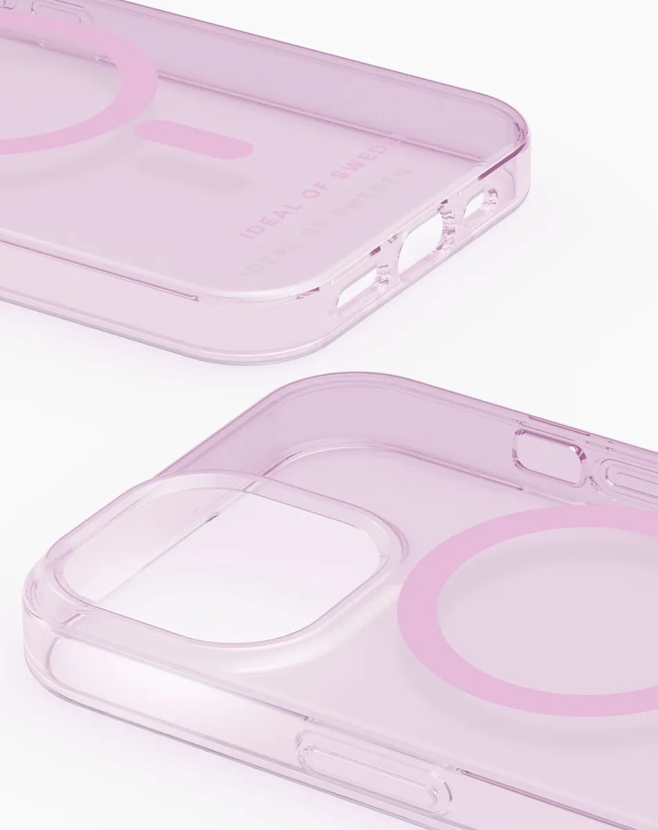 iDeal of Sweden Clear Case MagSafe iPhone 15 - Light Pink