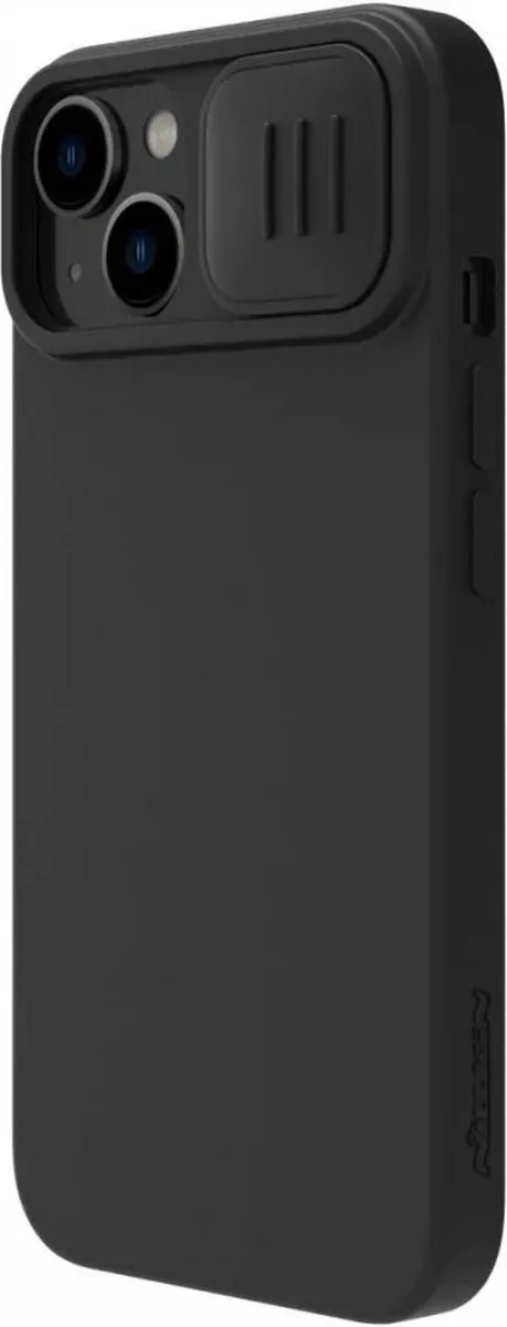Nillkin CamShield Siliconen Hoesje iPhone 15 Plus - Camera Slider - Zwart - afbeelding 6 van 6