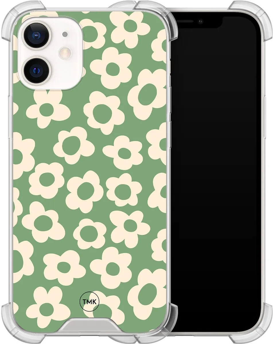 Casevibes iPhone 12 Mini TPU Hoesje - A/i12m/S/028 - Groen