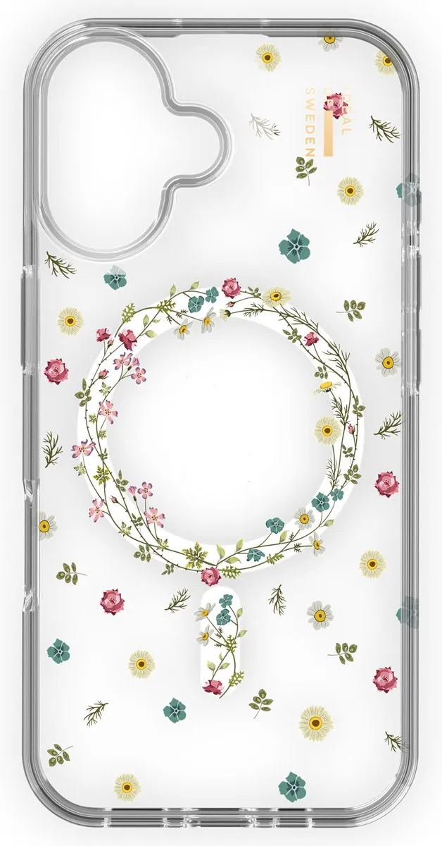 iDeal of Sweden Clear Case iPhone 16 Petite Floral