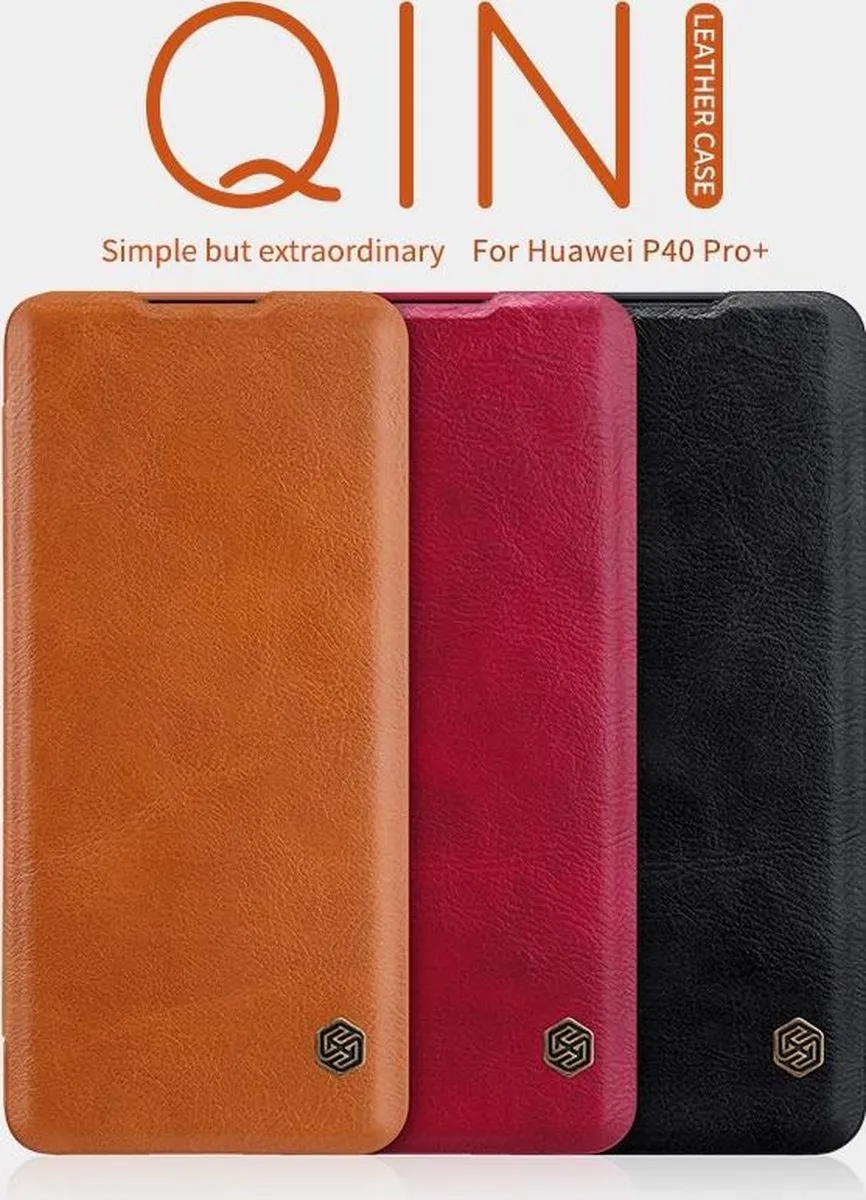 Nillkin Qin Book Hoesje iPhone 11 Pro Max - Bruin - afbeelding 4 van 6