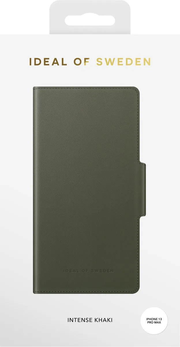 iDeal of Sweden Atelier Wallet iPhone 13 Pro Max - 3 Pasjes - Intense Khaki