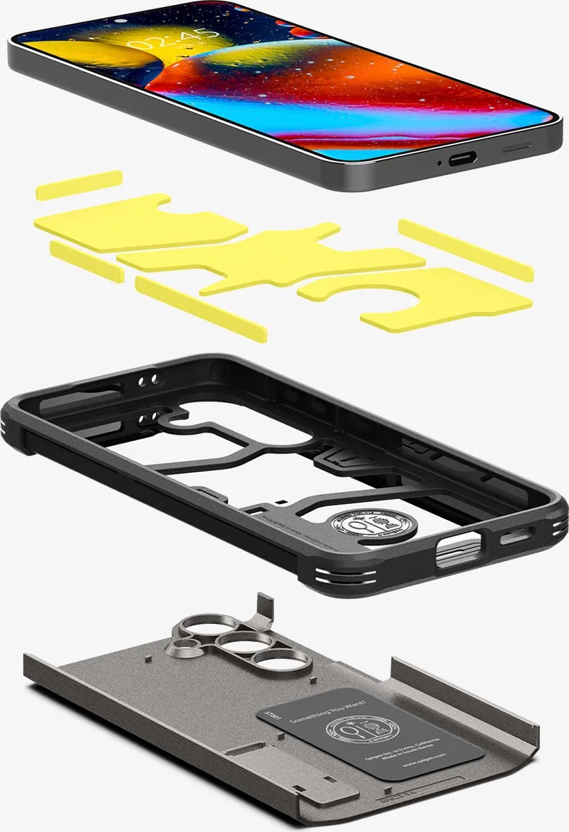 Spigen Tough Armor Hoesje ACS07356 - Samsung Galaxy S24 - Grijs