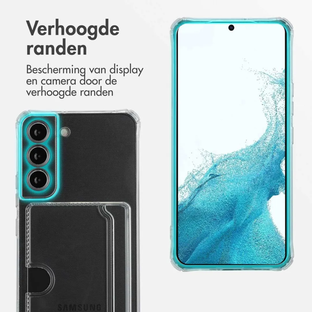 Imoshion Hoesje Samsung Galaxy S22 - 2 Pasjes - Transparant