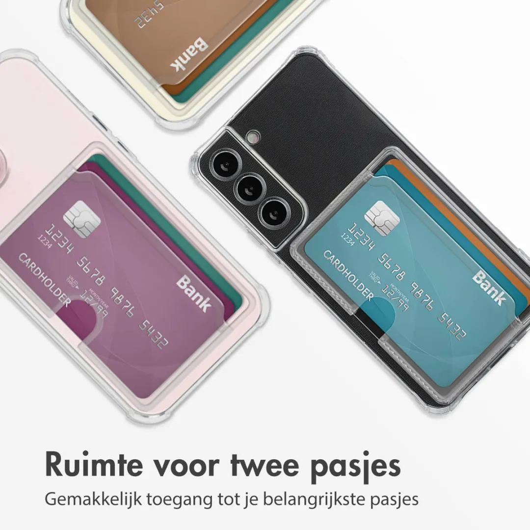 Imoshion Hoesje Samsung Galaxy S22 - 2 Pasjes - Transparant