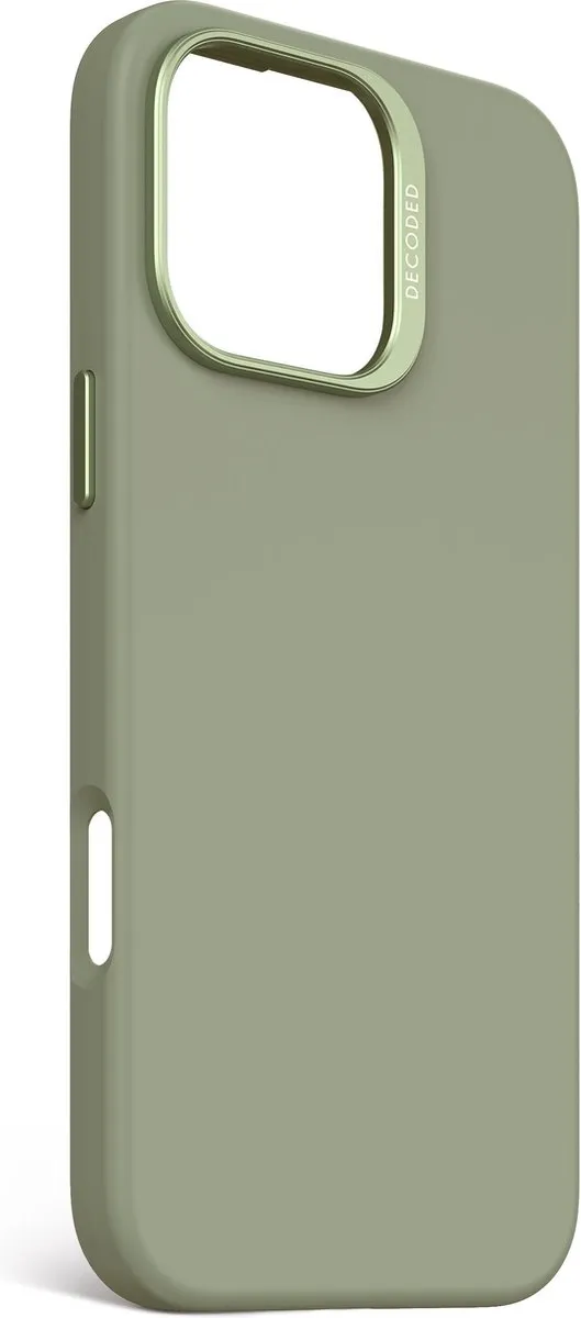 Decoded DEC-IP16PM-SG Siliconen Hoesje iPhone 16 Pro Max - Jade Groen