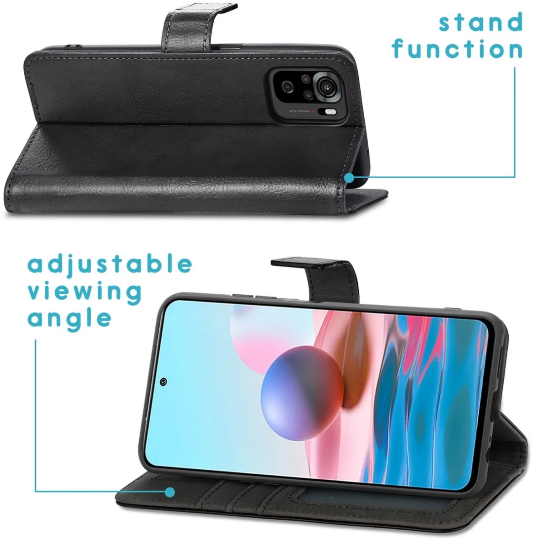 Imoshion Hoesje Xiaomi Redmi Note 10/10S - 3 Pasjes - Zwart