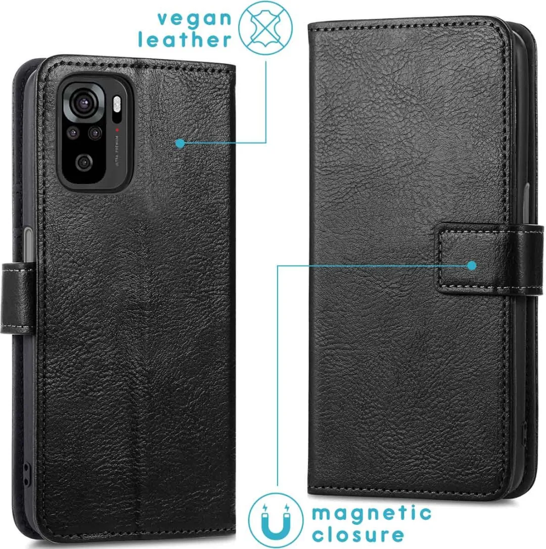 Imoshion Hoesje Xiaomi Redmi Note 10/10S - 3 Pasjes - Zwart