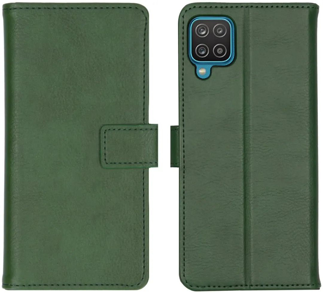 Imoshion Hoesje Samsung Galaxy A12 Groen - 3 Pasjes