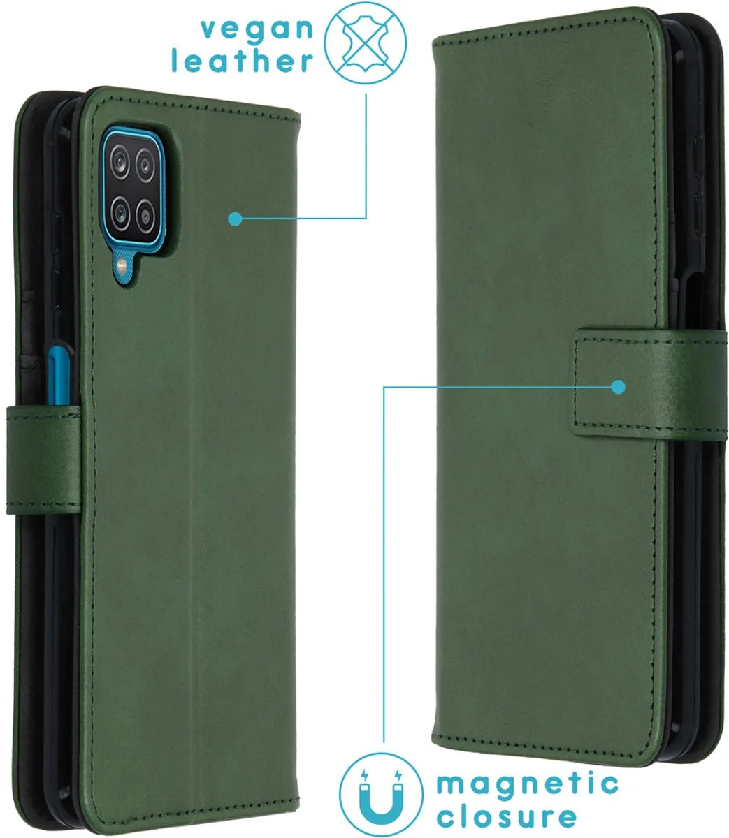 Imoshion Hoesje Samsung Galaxy A12 Groen - 3 Pasjes