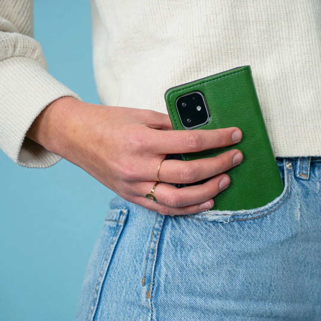 Imoshion Hoesje Samsung Galaxy A12 Groen - 3 Pasjes