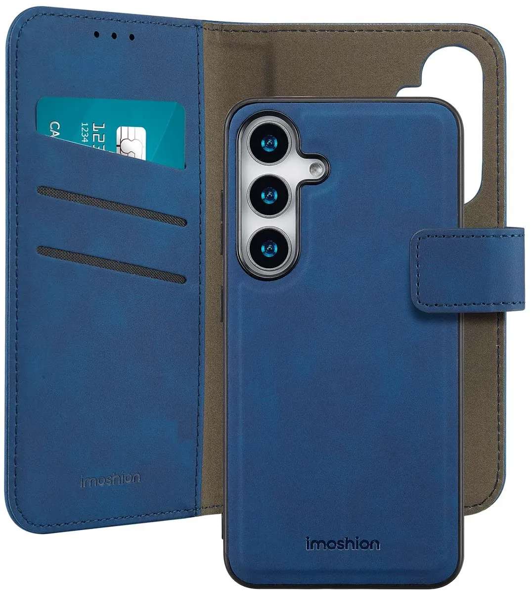 Imoshion Hoesje Samsung Galaxy S25 2-in-1 Bookcase - Blauw