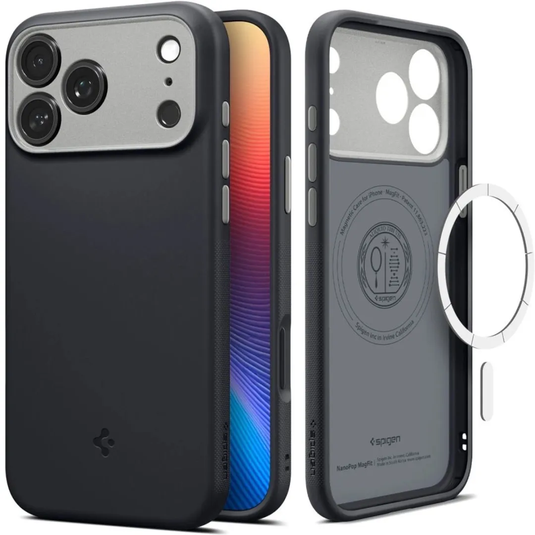 Spigen Nano Pop Case iPhone 17 Pro Magsafe - Zwart