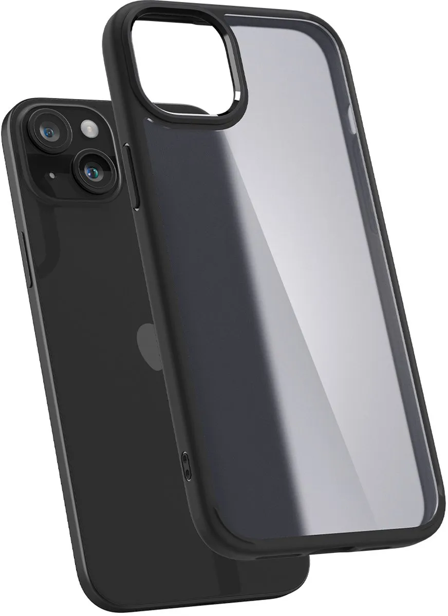 Spigen Ultra Hybrid Hoesje ACS06656 iPhone 15 Plus - Zwart - afbeelding 4 van 6