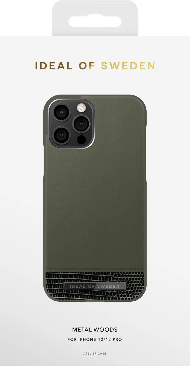 iDeal of Sweden Atelier Case Unity iPhone 12/12 Pro - Groen