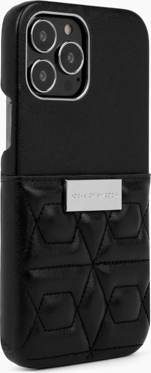 iDeal of Sweden Statement Case Quilted iPhone 13 Pro Max - Quilted Black - afbeelding 2 van 2