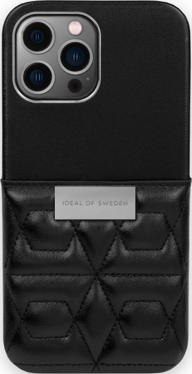 iDeal of Sweden Statement Case Quilted iPhone 13 Pro Max - Quilted Black