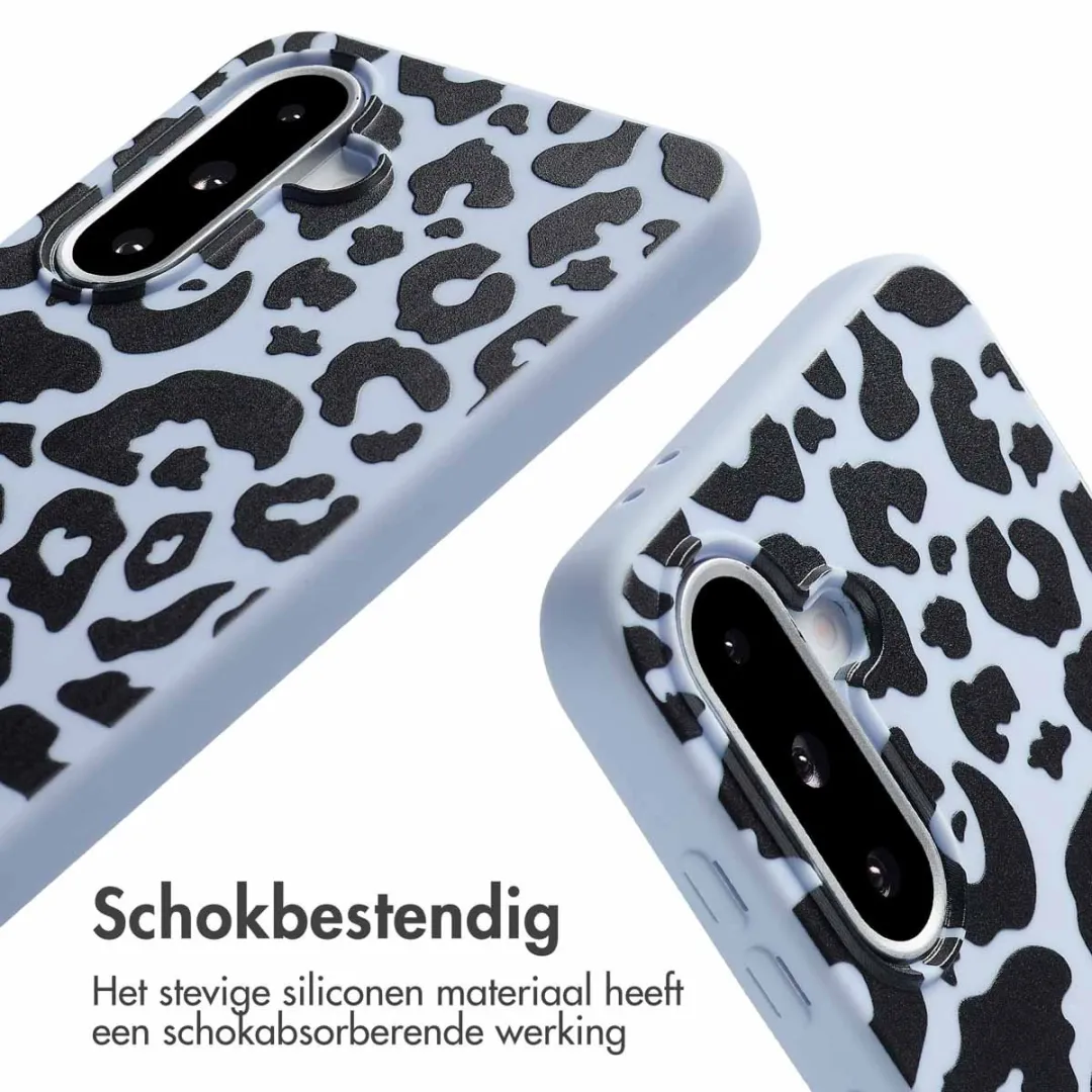 Imoshion Hoesje Samsung Galaxy A36/A56 - Siliconen - Animal Lila - afbeelding 3 van 4
