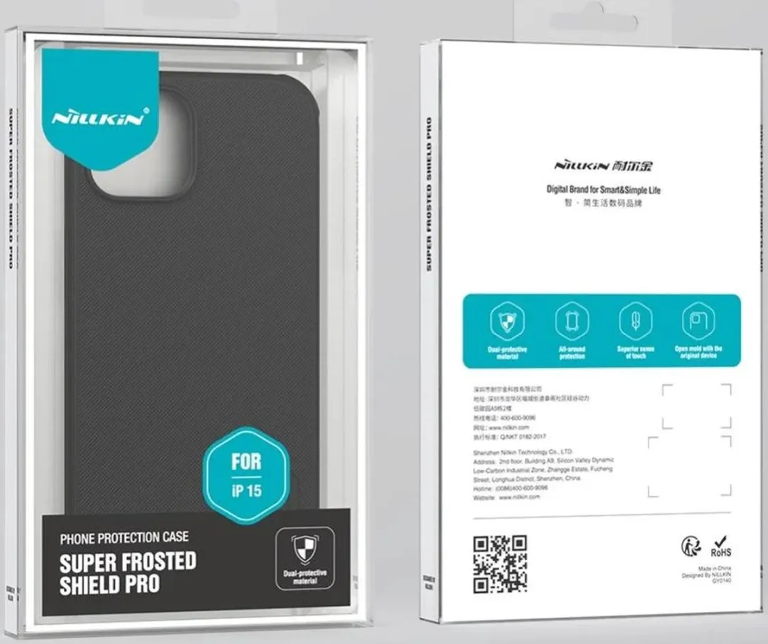 Nillkin Super Frosted Shield Hoesje iPhone 15 - Groen
