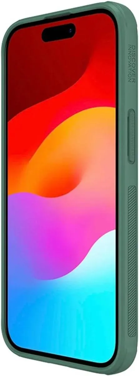 Nillkin Super Frosted Shield Hoesje iPhone 15 - Groen