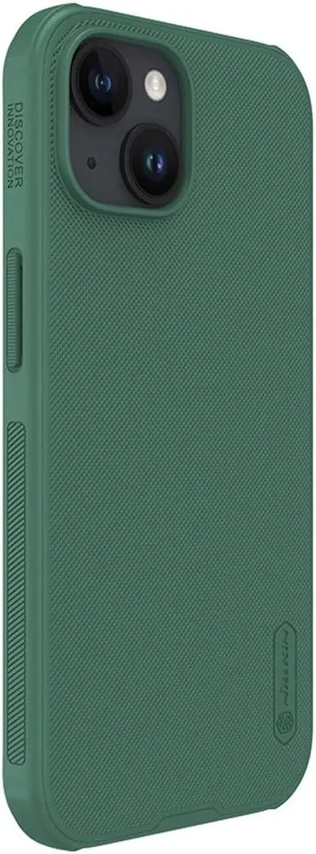 Nillkin Super Frosted Shield Hoesje iPhone 15 - Groen - afbeelding 6 van 6