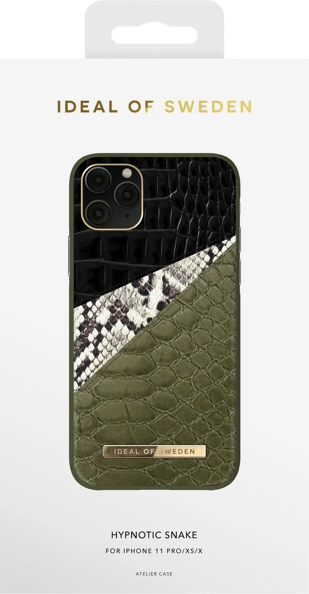 iDeal of Sweden Fashion Case Atelier iPhone 11 Pro/XS/X - Hypnotic Snake - Multi Color
