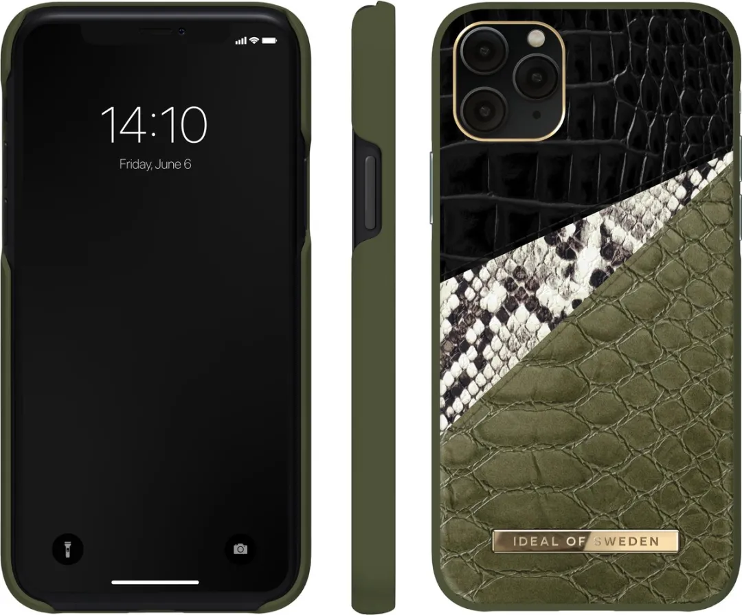iDeal of Sweden Fashion Case Atelier iPhone 11 Pro/XS/X - Hypnotic Snake - Multi Color