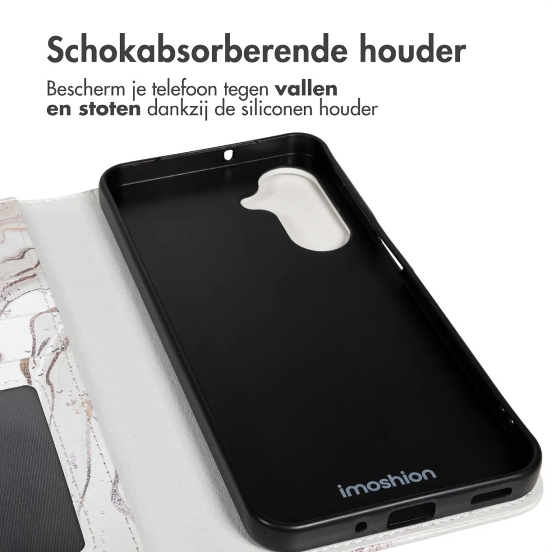 Imoshion Galaxy A17 Hoesje - Sandy Marble - 3 Pasjes